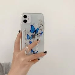 Boogzel Apparel BUTTERFLY AESTHETIC Butterfly Chain IPhone Case
