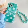 Boogzel Apparel IPHONE CASES Blue Floral Chain IPhone Case