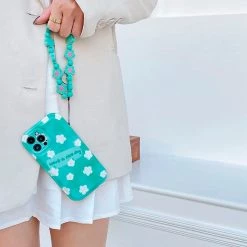 Boogzel Apparel IPHONE CASES Blue Floral Chain IPhone Case