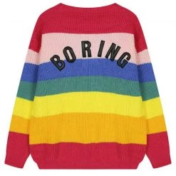 Boogzel Apparel OVER THE RAINBOW Boring Rainbow Cardigan