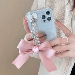 Boogzel Apparel Bow Pearl Chain IPhone Case IPHONE CASES