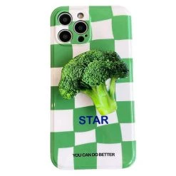 Boogzel Apparel Broccoli Checker IPhone Case IPHONE CASES