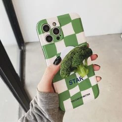 Boogzel Apparel Broccoli Checker IPhone Case IPHONE CASES