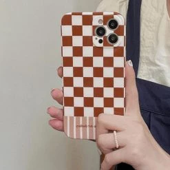 Boogzel Apparel IPHONE CASES Groovy Mirror Checker IPhone Case