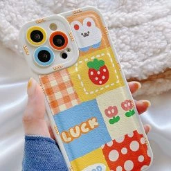 Boogzel Apparel IPHONE CASES Bunny Patchwork IPhone Case