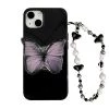 Boogzel Apparel BUTTERFLY AESTHETIC Butterfly Beaded Chain IPhone Case