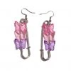 Boogzel Apparel Butterfly Safety Pin Earrings