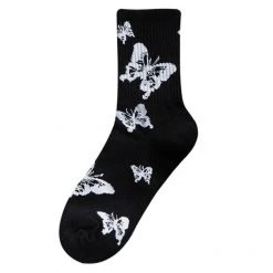 Boogzel Apparel Butterfly Aesthetic Socks GRUNGE CLOTHES