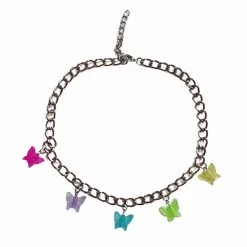 Boogzel Apparel Jelly Butterfly Necklace SOFT GIRL OUTFITS