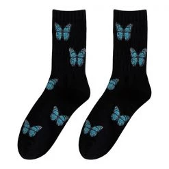 Boogzel Apparel Butterfly Socks GRUNGE CLOTHES