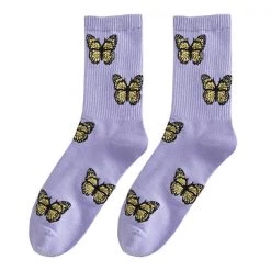 Boogzel Apparel Butterfly Socks GRUNGE CLOTHES
