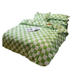 Boogzel Apparel Checker Bedding Set INDIE CLOTHES