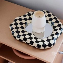 Boogzel Apparel Checkerboard Mirror Home Decor