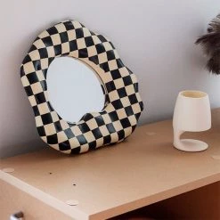 Boogzel Apparel Checkerboard Mirror Home Decor