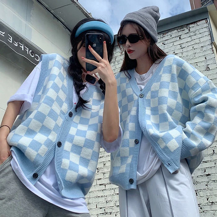 Boogzel Apparel Checker Vest GRUNGE CLOTHES 7 Boogzel Apparel Checker Vest GRUNGE CLOTHES