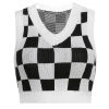 Boogzel Apparel GRUNGE CLOTHES Check On It Knit Vest