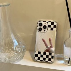 Boogzel Apparel IPHONE CASES Checkerboard Mirror IPhone Case