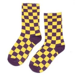 Boogzel Apparel Indie Aesthetic Checker Socks