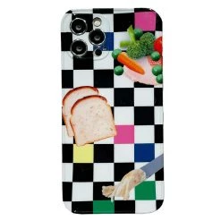 Boogzel Apparel Checkered Toast IPhone Case