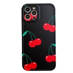 Boogzel Apparel Cherry Black IPhone Case