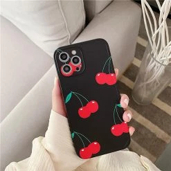 Boogzel Apparel Cherry Black IPhone Case