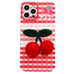 Boogzel Apparel Cherry Crochet IPhone Case