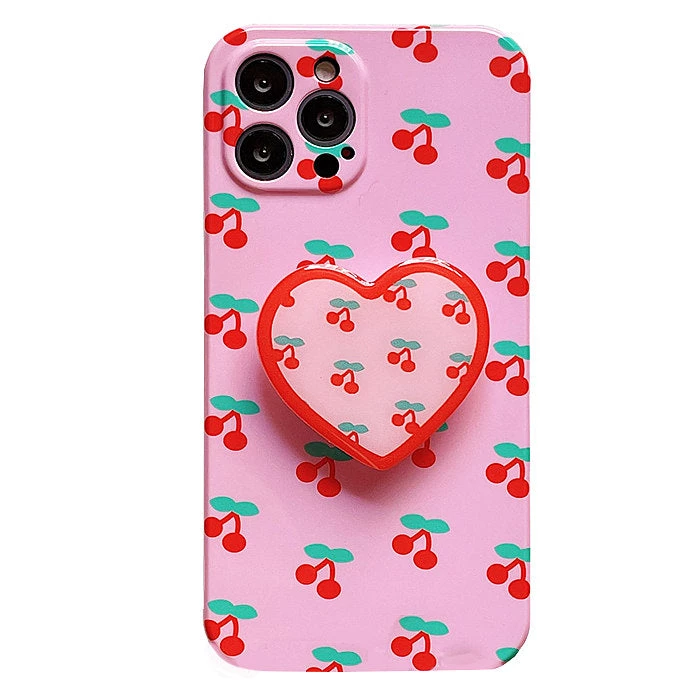 Boogzel Apparel Cherry Pink IPhone Case 1 Boogzel Apparel Cherry Pink IPhone Case