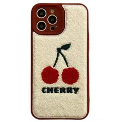 Boogzel Apparel Cherry Fuzzy IPhone Case