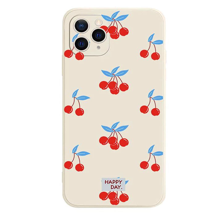 Boogzel Apparel Cherry Print IPhone Case IPHONE CASES 1 Boogzel Apparel Cherry Print IPhone Case IPHONE CASES