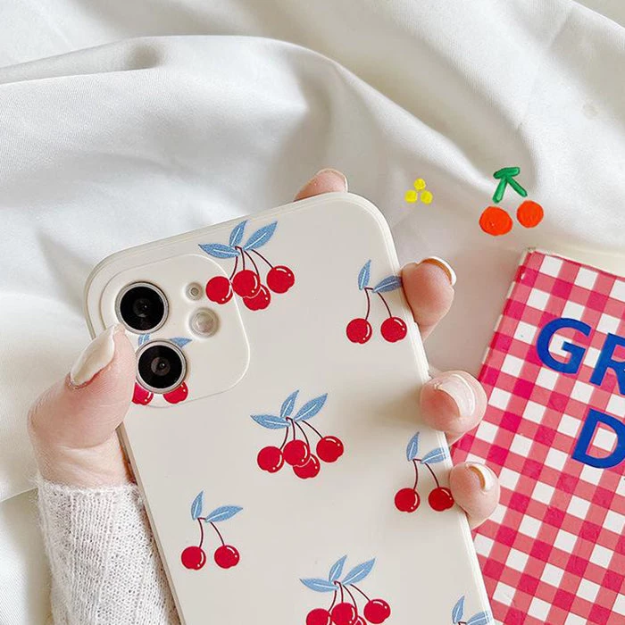 Boogzel Apparel Cherry Print IPhone Case IPHONE CASES 2 Boogzel Apparel Cherry Print IPhone Case IPHONE CASES