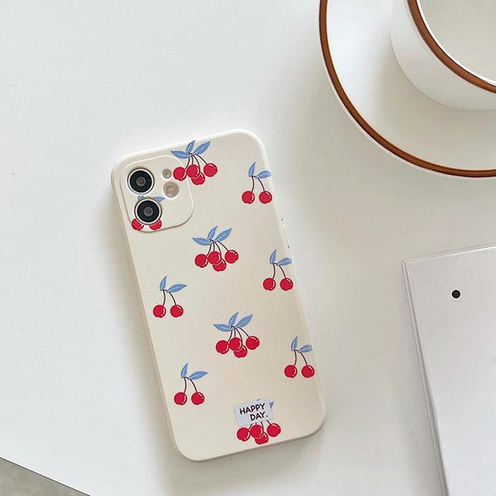 Boogzel Apparel Cherry Print IPhone Case IPHONE CASES 3 Boogzel Apparel Cherry Print IPhone Case IPHONE CASES
