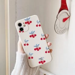 Boogzel Apparel Cherry Print IPhone Case IPHONE CASES 7 Boogzel Apparel Cherry Print IPhone Case IPHONE CASES