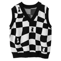 Boogzel Apparel Chess Board Vest INDIE CLOTHES