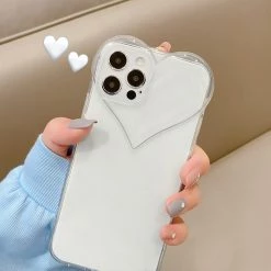 Boogzel Apparel Clear Heart IPhone Case Accessories