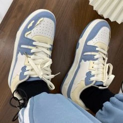 Boogzel Apparel SOFT GIRL OUTFITS Cloudy Skies Aesthetic Sneakers