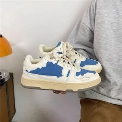 Boogzel Apparel SOFT GIRL OUTFITS Cloudy Skies Aesthetic Sneakers