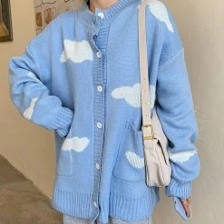 Boogzel Apparel Gone Dreaming Cloud Cardigan SOFT GIRL OUTFITS