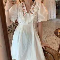 Boogzel Apparel Cottagecore Collar Dress