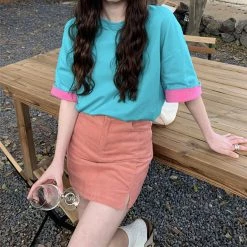 Boogzel Apparel Happy In My Mind Oversized Tee AESTHETIC CLOTHES