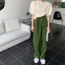 Boogzel Apparel SOFT GIRL OUTFITS Big Ideas Cord Pants