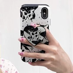 Boogzel Apparel BUTTERFLY AESTHETIC Cow Butterfly IPhone Case