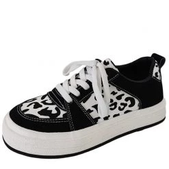 Boogzel Apparel Shoes Cow Print Teen Craft Sneakers