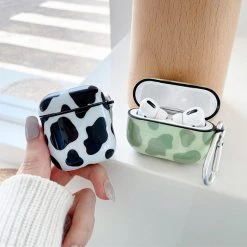 Boogzel Apparel IPHONE CASES Cow Print AirPods Case