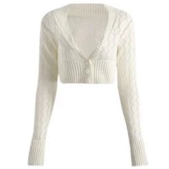 Boogzel Apparel COTTAGECORE / ARTSY Portrait Mode Crop Jumper