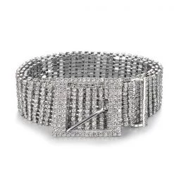 Boogzel Apparel Crystal Chain Belt