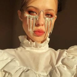 Boogzel Apparel Crystal Tears Glasses SUNGLASSES