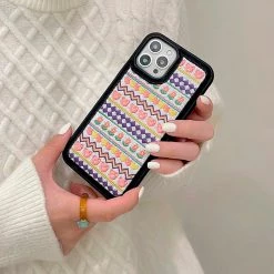 Boogzel Apparel Cute Embroidery IPhone Case