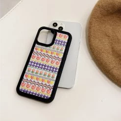Boogzel Apparel Cute Embroidery IPhone Case