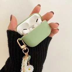 Boogzel Apparel IPHONE CASES Daisy Chain Green AirPods Case