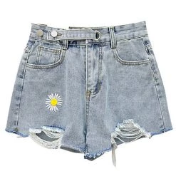 Boogzel Apparel Daisy Denim Shorts